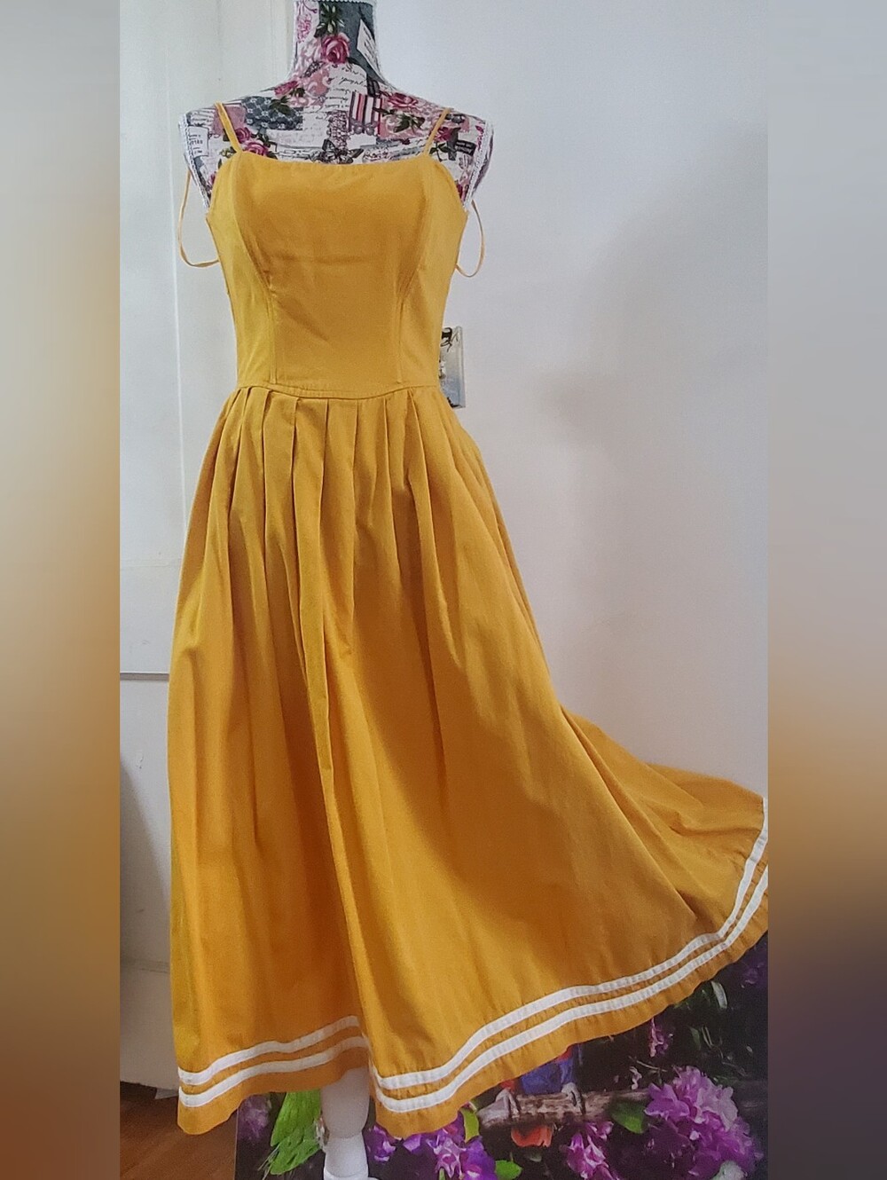 2 Pc. Nautical Golden Sundress with Jacket